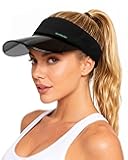 Sun Visor Hat for Women and Men,TPU Transparent UV Protection Hat for Golf,Sunscreen Cap for Beach