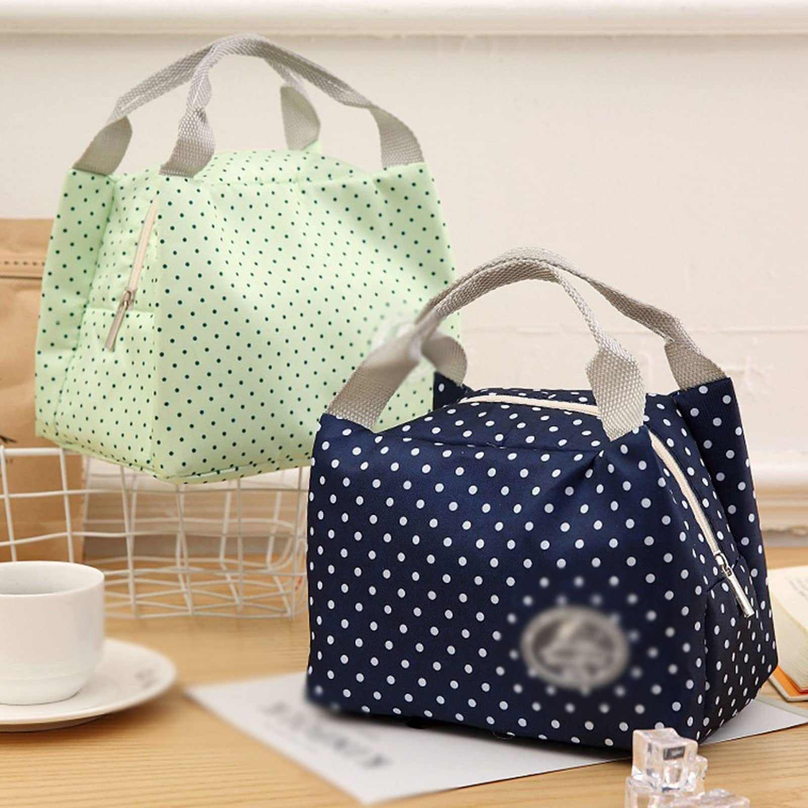 Contenedor térmico para Alimentos, Bolsa de Almuerzo con Aislamiento, Estuche de Transporte para Picnic frío, lonchera portátil térmica, Bolsa Bento, contenedor para almu