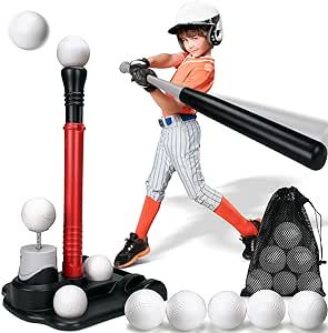 Amazon.com: MEIJIABA T Ball Sets for Kids 3-5, Tball Set for Kids 5-8, Tee Ball Set for Toddlers 