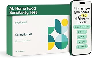 Everlywell Food Sensitivity Test - Learn How Your Body Responds to 96 Different Foods - At-Home Collection Kit - CLIA-Certified Labs - Ages 18 Plus