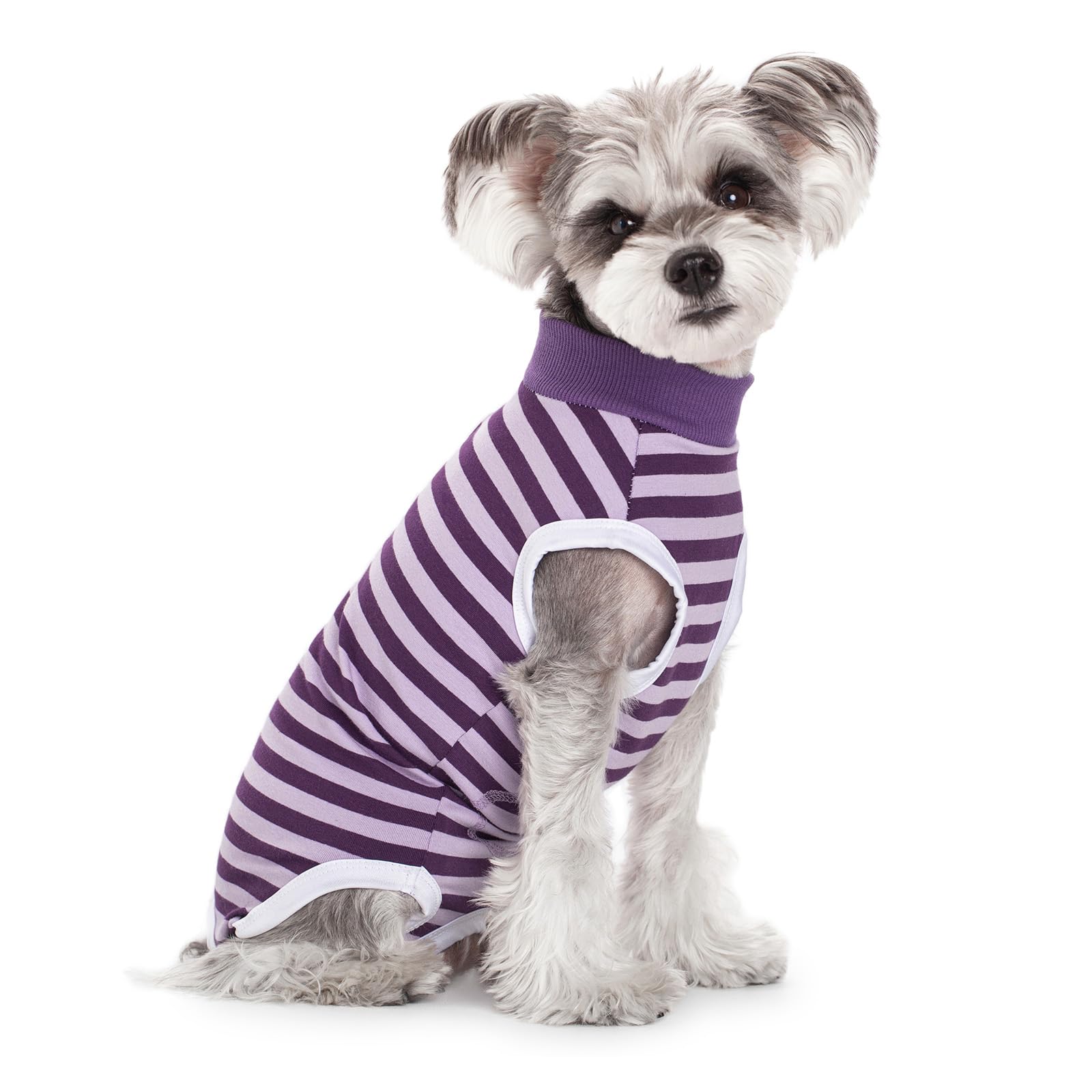 Dog Recovery Suit,Recovery Suit for After Surgery Male/Female Dogs,Anti-Licking Puppy Medical Surgical Suits,Cone E-Collar Alternative Pet Vest,Dog Abdominal Wounds Protector (Purple, XS) — image 1