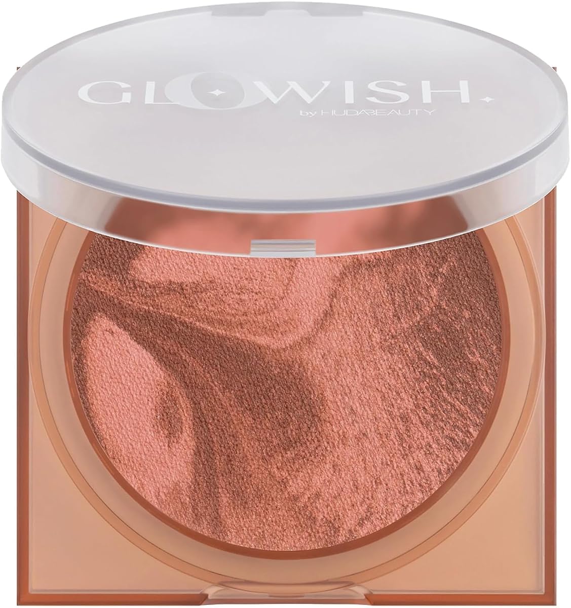 HUDA BEAUTY GloWish Soft Radiance Polvo bronceador vegano 04 Bronceado profundo