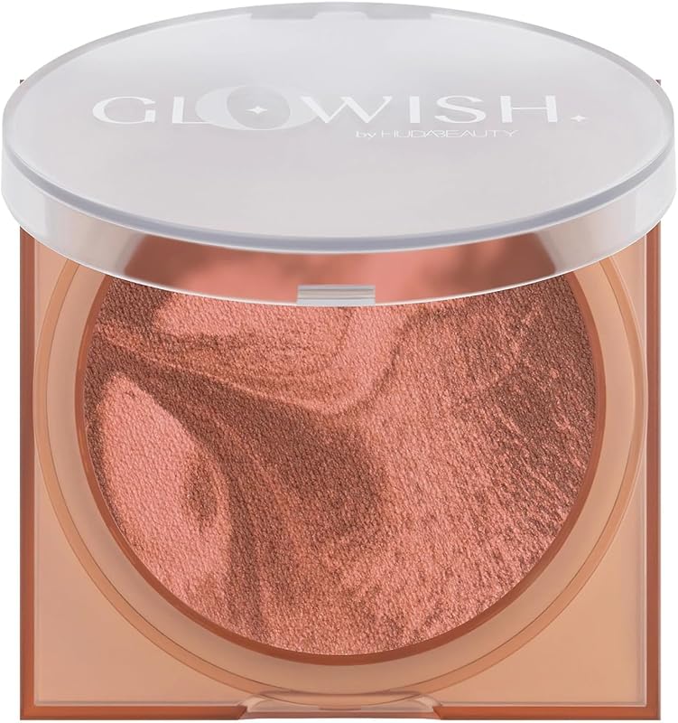 HUDA BEAUTY GloWish Soft Radiance Polvo bronceador vegano 04 Bronceado profundo