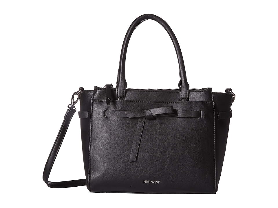 

Nine West Madelyn A-List Satchel (Black) Handbags