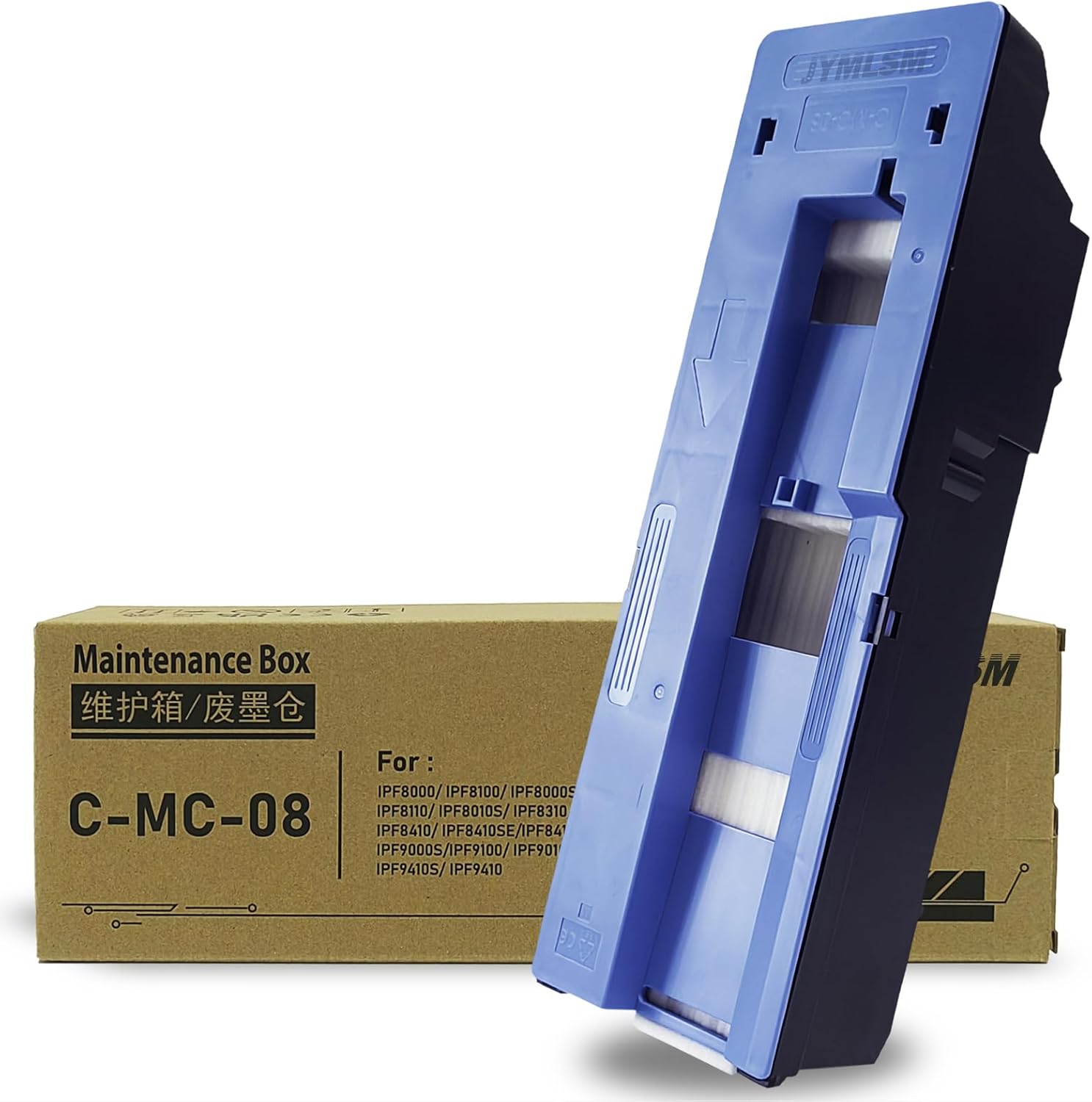 MC-08 Maintenance Cartridge 1-Pack Compatible for MC08 Waste Ink Tank for Imageprograf iPF8000 iPF8100 iPF8300S iPF8400 iPF9000 iPF9100 iPF9400 Printers, MC-08 Maintenance Collection Cartridge