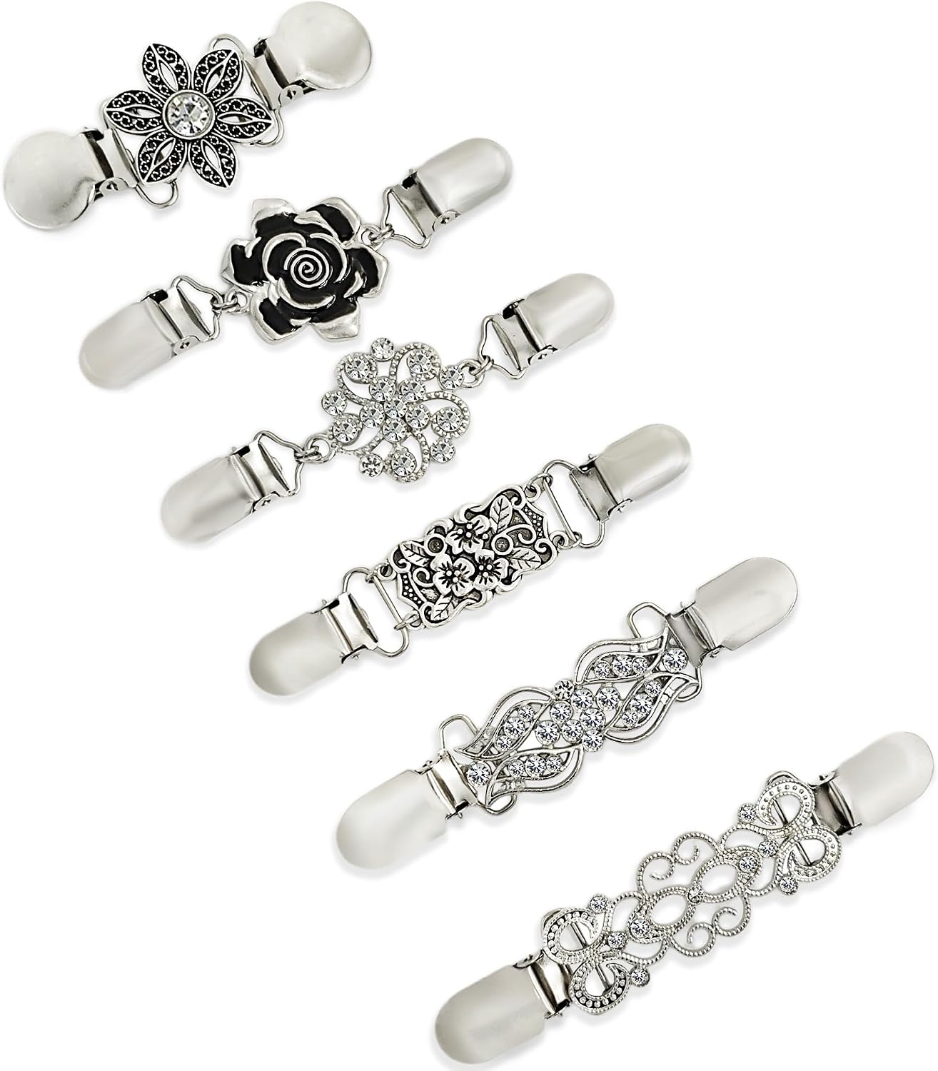 Dress Cinch Clips Sweater Clips, Vintage Waist Cincher Clip for Women, Decorative Clothing Brooch Clip for Sweaters, Dresses & Shirts