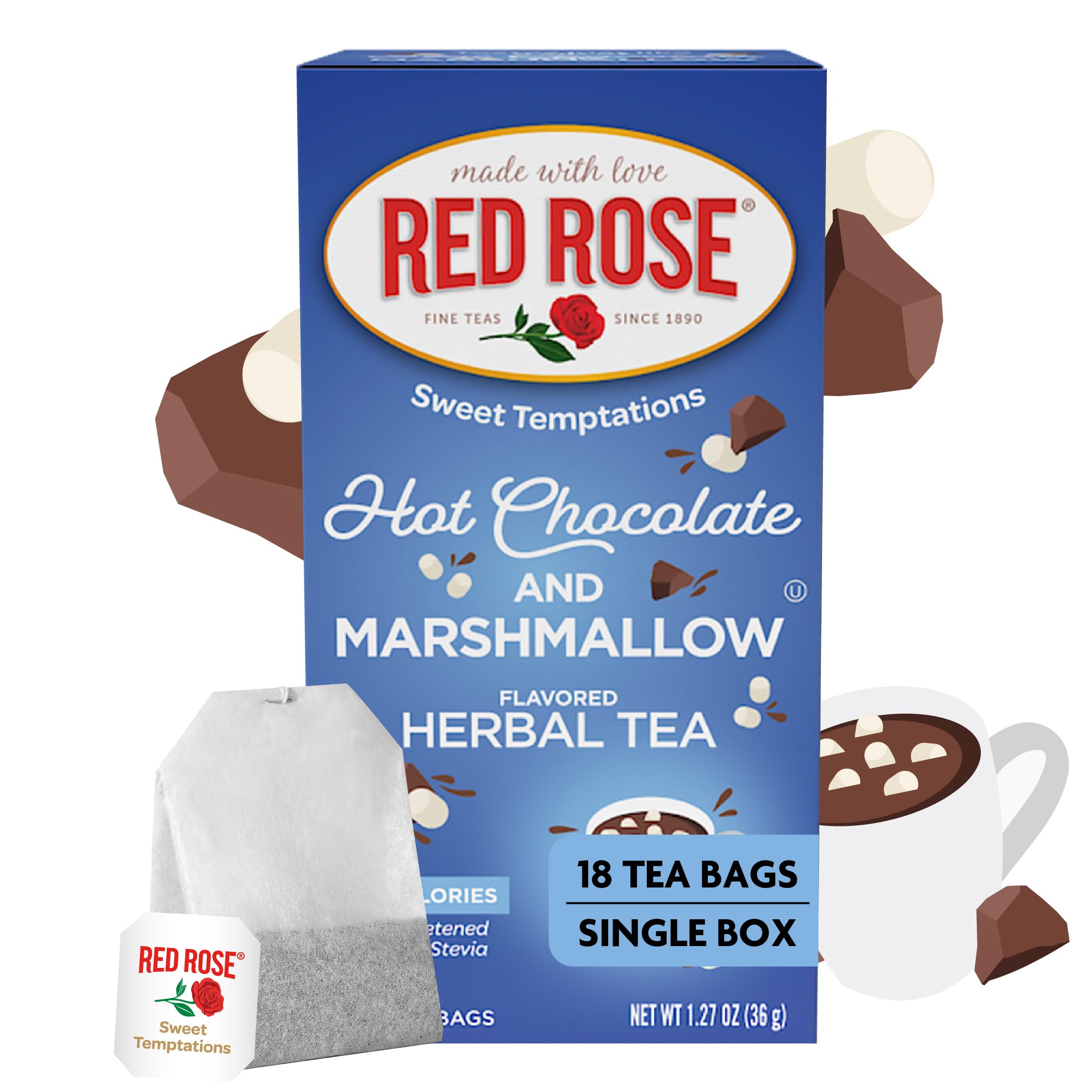 Amazon.com : Red Rose Sweet Temptation Hot Chocolate with