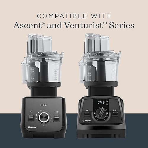Vista 9 de Accesorio para procesador de alimentos de 12 tazas Vitamix con AUTO-DETECCIÓN, libre de BPA, con cuchilla de uso múltiple y dos discos reversibles