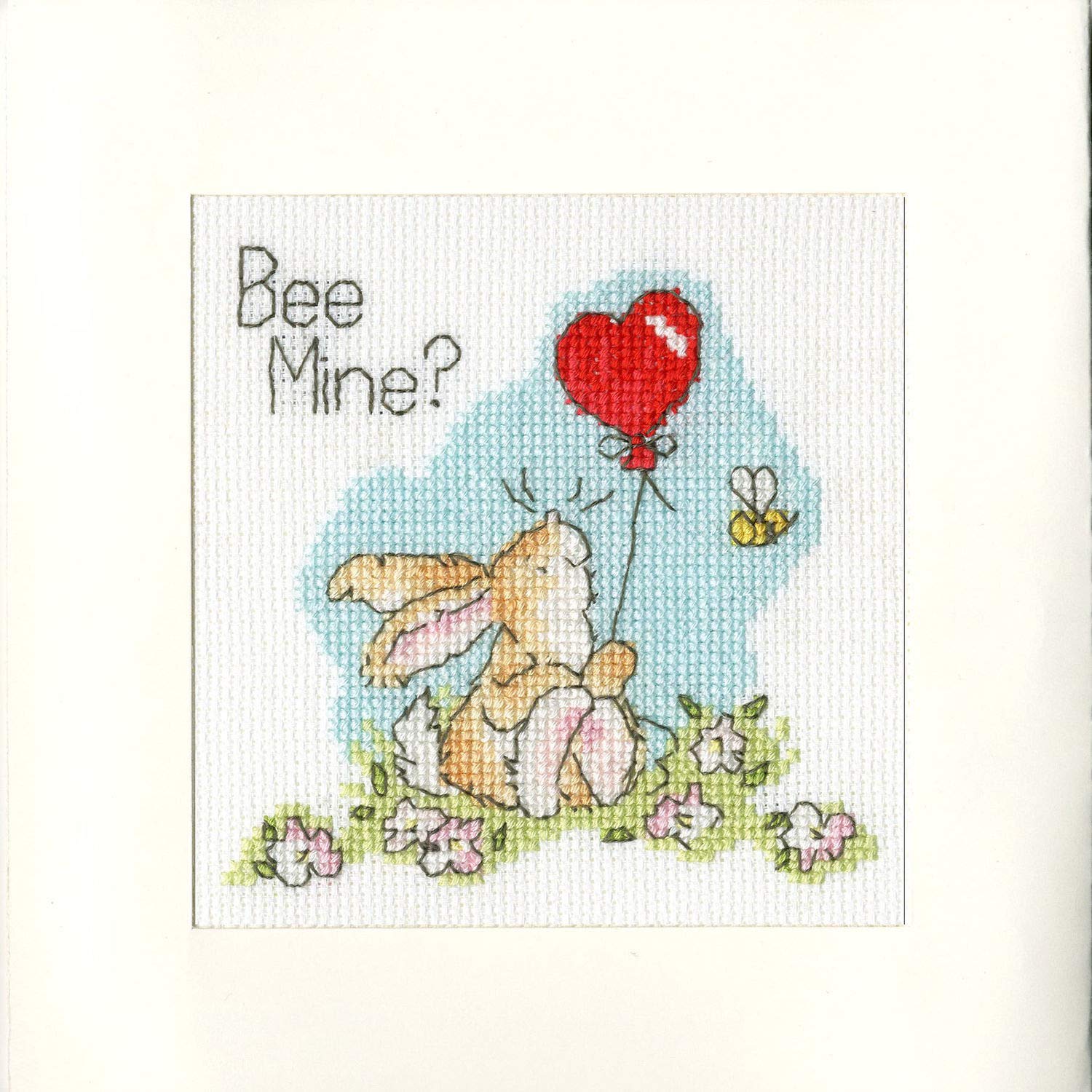 Bothy Threads Cross Stitch Card Kit - Bee Mine?