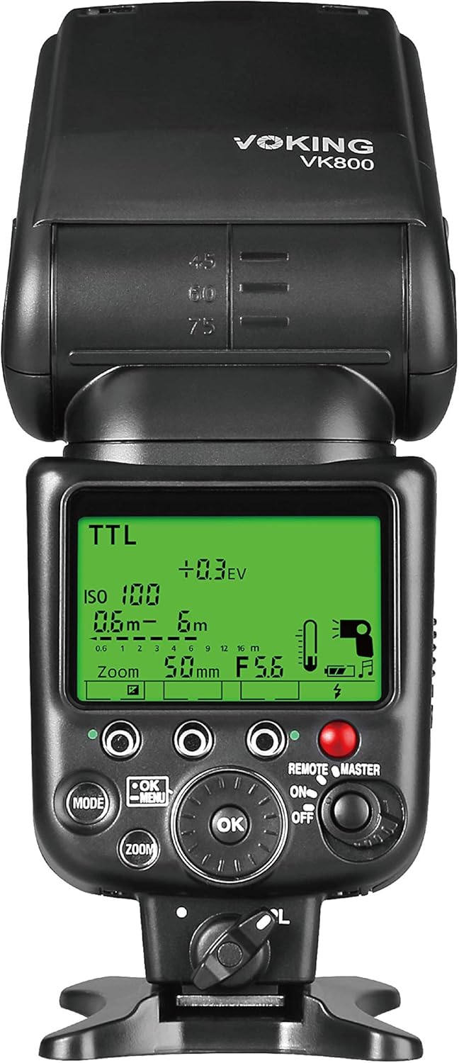 Voking VK800 I TTL External Camera Flash Slave Speedlite for Nikon D3400 D3300