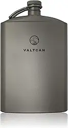 Valtcan Cantil de titânio com design militar de 260 ml, capacidade de 250 ml