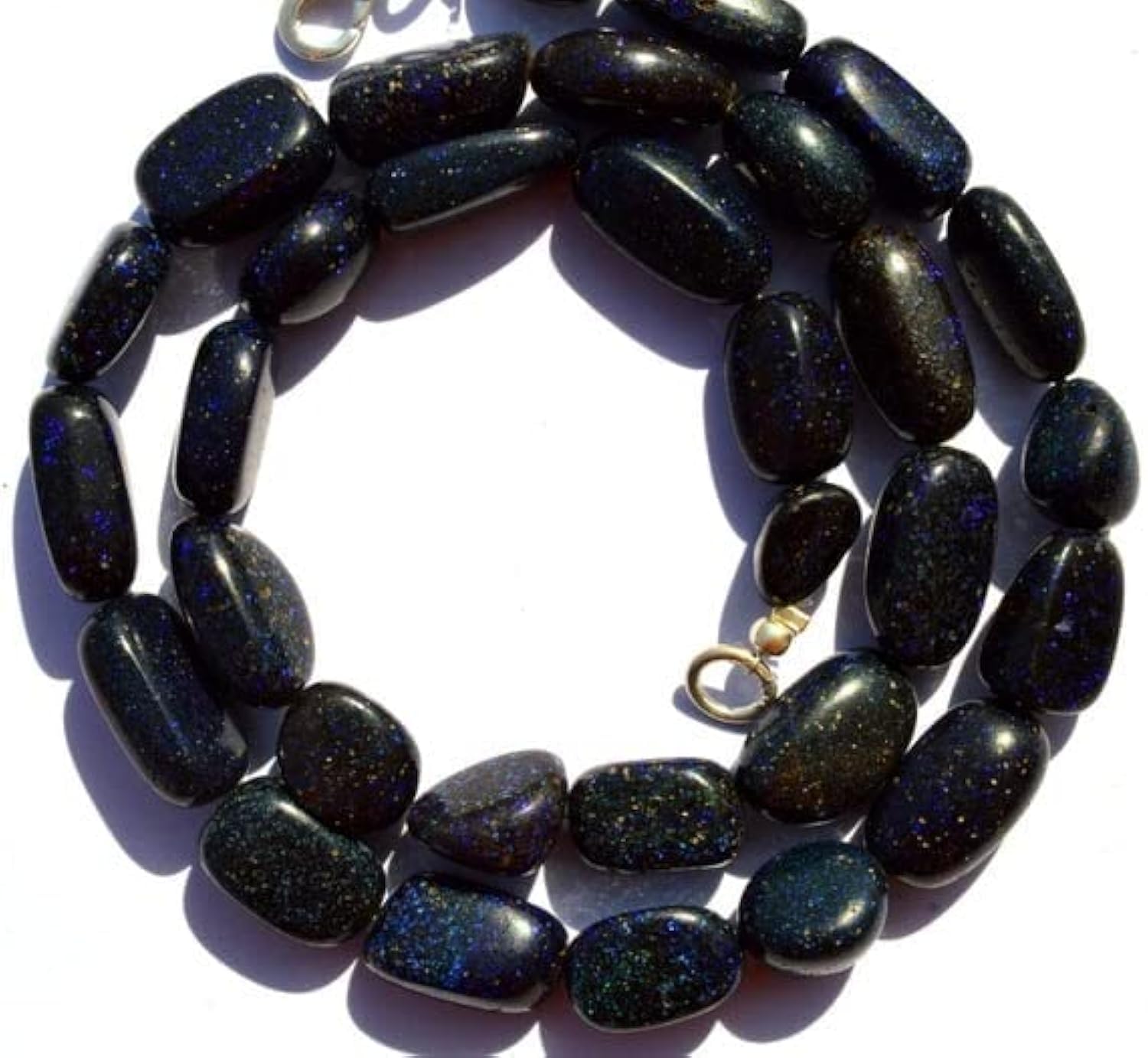 Opale Noire d'Australie LKBEADS en Perles Pépites 8-10mm pour Enfilage et Création Bijoux DIY