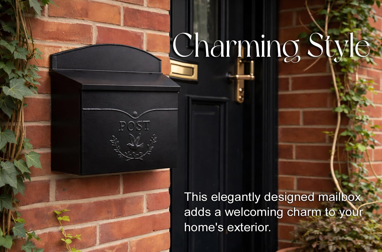 NACH mb-6946 - Cassetta postale Chelsea, colore: Nero