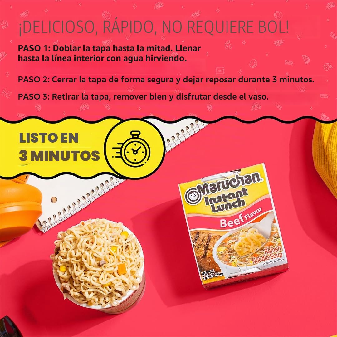 Maruchan - Almuerzo instantáneo (64 g)
