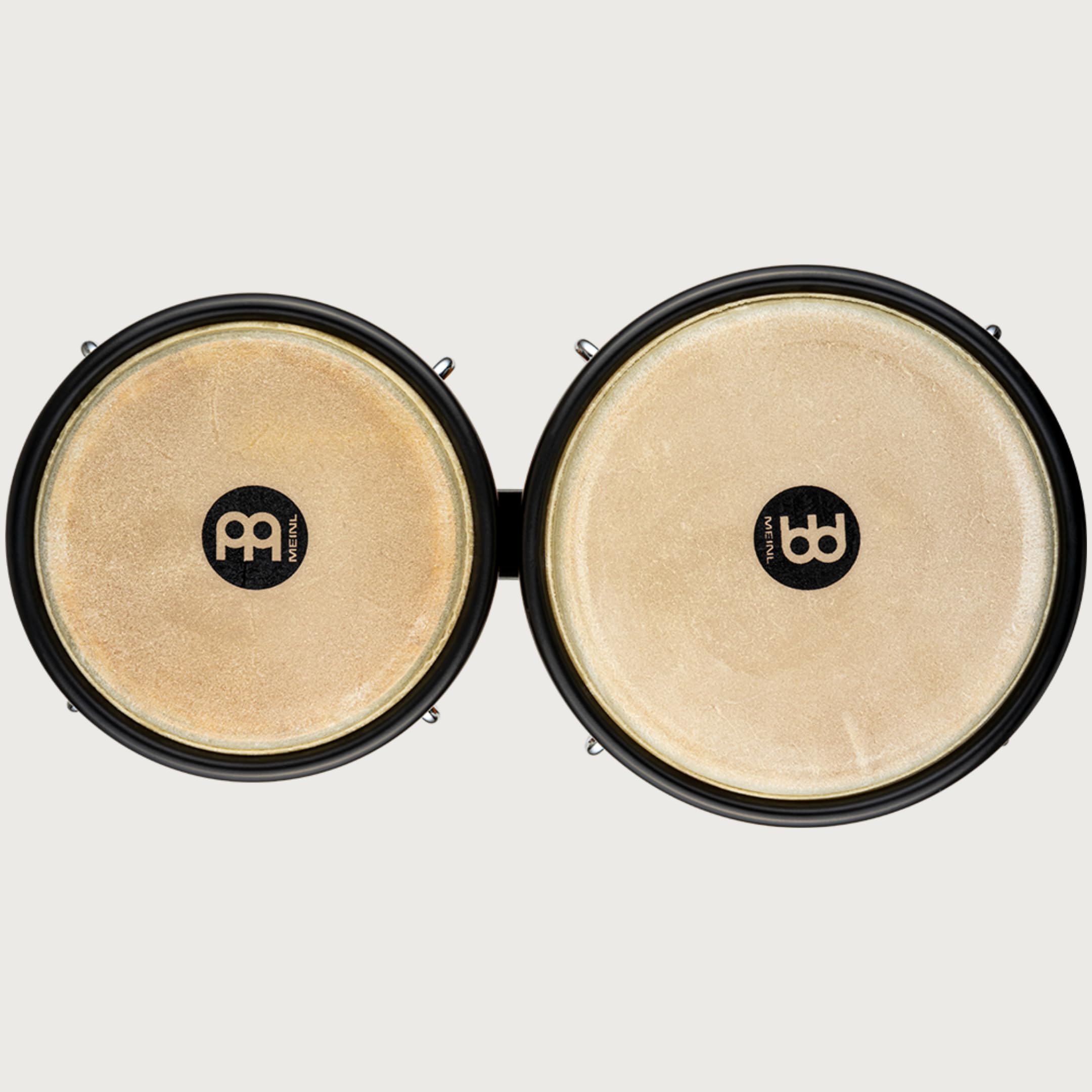 Meinl Percussion Bongos Headliner Wood - 2 Handtrommeln mit 6,75 und 8 Zoll - inkl. Stimmschlüssel - Siam Eiche, Vintage Sunburst (HB100VSB)
