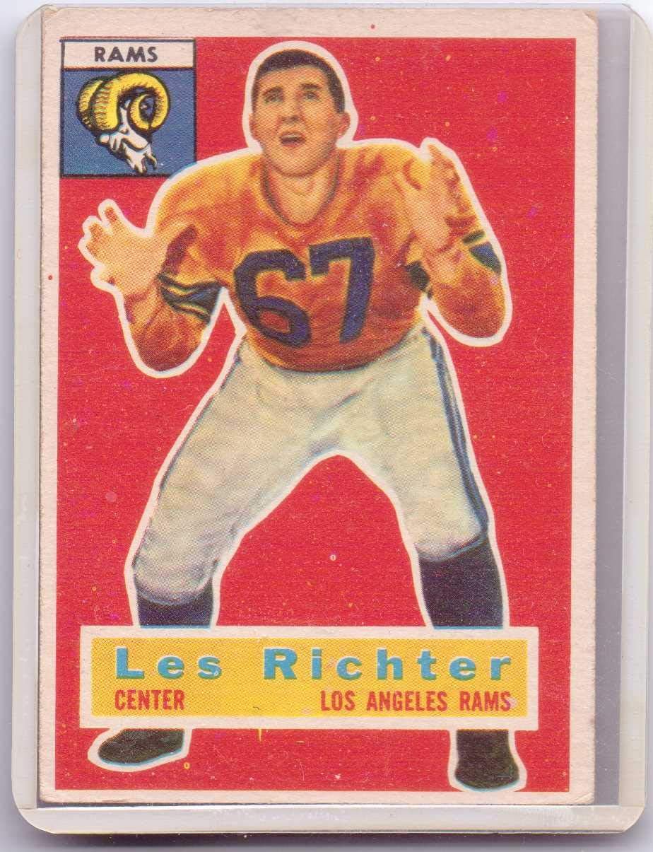 Les Richter 1956 Topps #30 - Los Angeles Rams