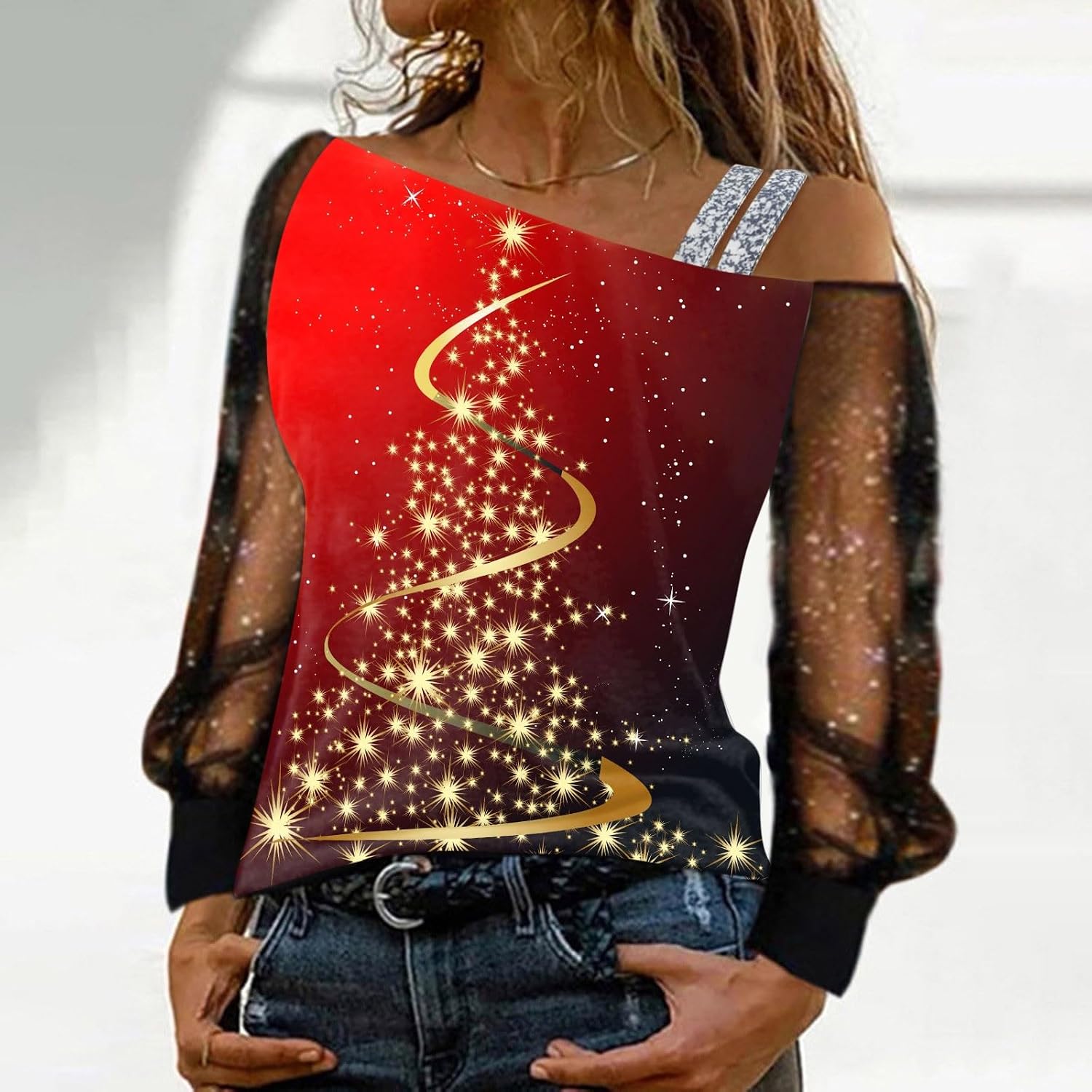cold shoulder going out tops