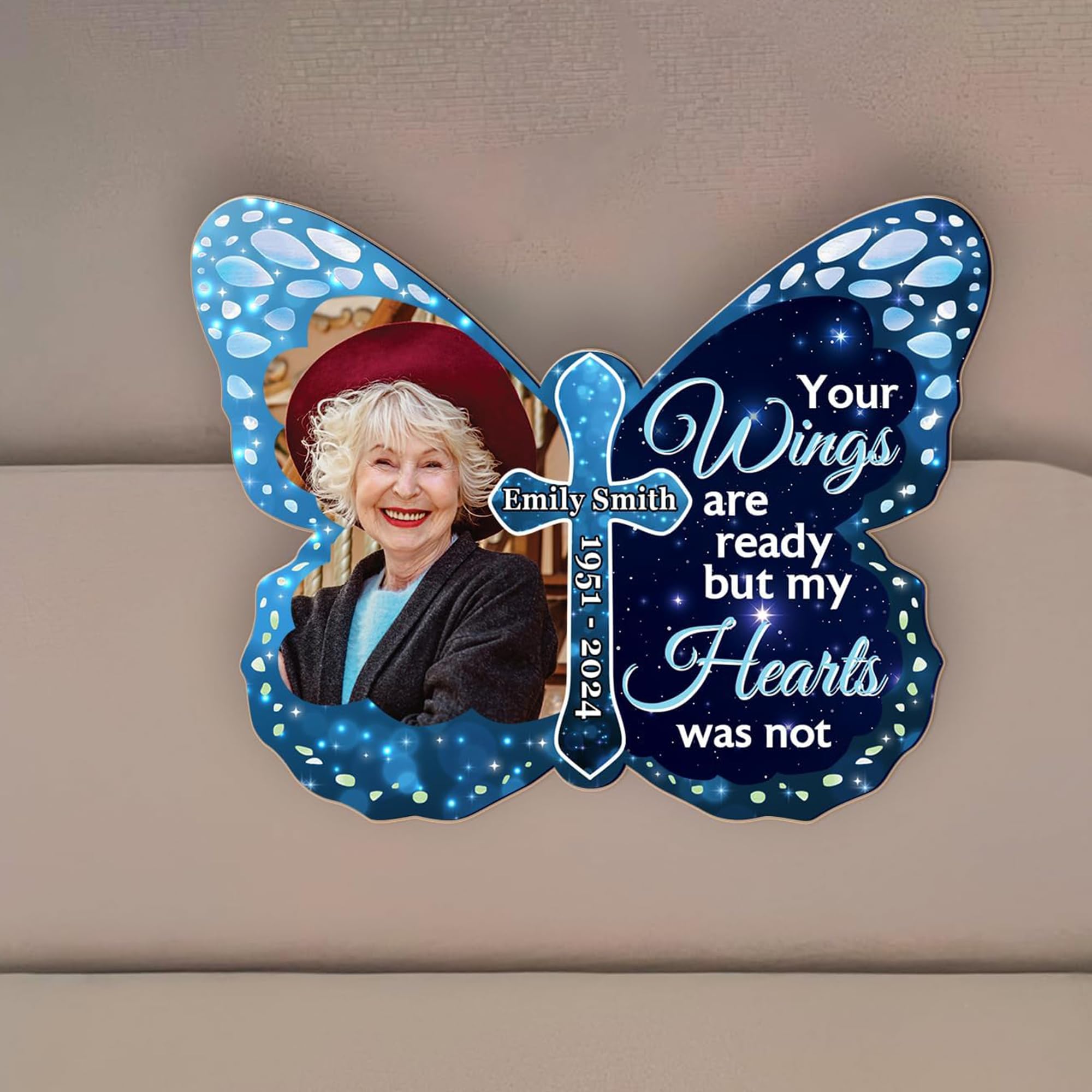 Custom Photo Memorial Car Visor Clip, Personalized Remembrance Visor Clip with Picture, Sympathy Gift for Loss of Loved One, Car Sun Visor Picture