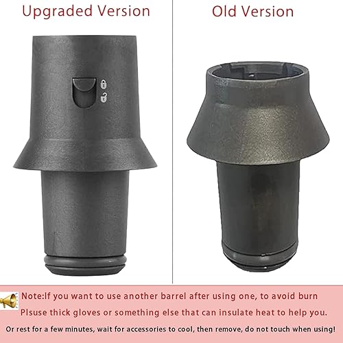 Miniatura 2 de Barriles rizadores de cabello largo 2 en 1 de 1.6 pulgadas1.575 in y adaptador para Airwrap Styler en una combinación de secador de pelo