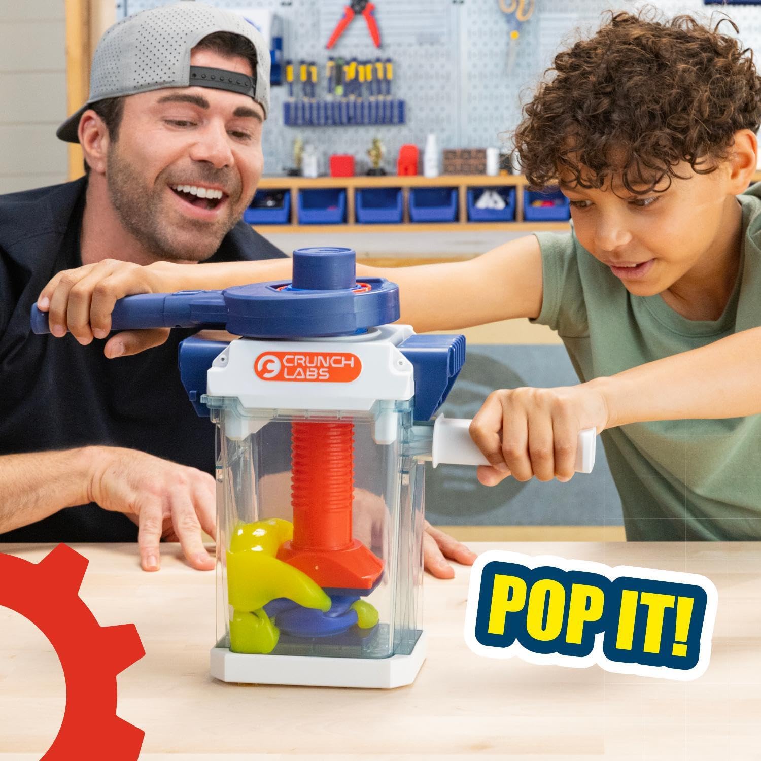 CRUNCH LABS by Mark Rober – der Zerquetscher: Zerschmettern, zerdrücken, zerquetschen und aufplatzen Lassen, vervielfache Deine Kraft, Wissenschaft mit Wow-Effekt, quetschen, filmen, teilen