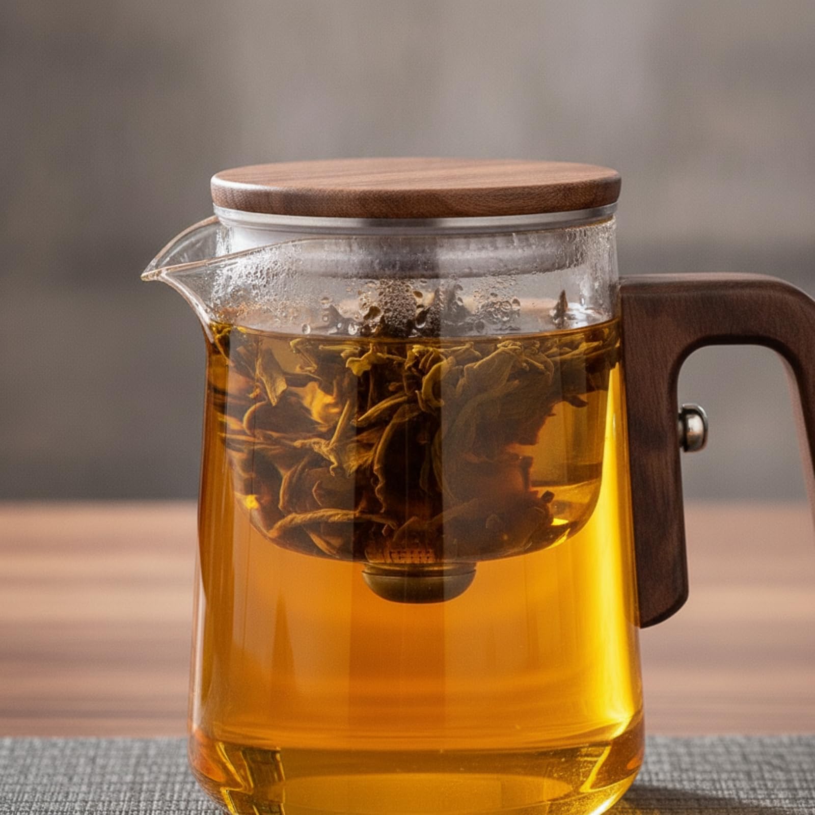 Teiera con Infusore Resistente Al Calore, Trasparente, color to 1, 600ML
