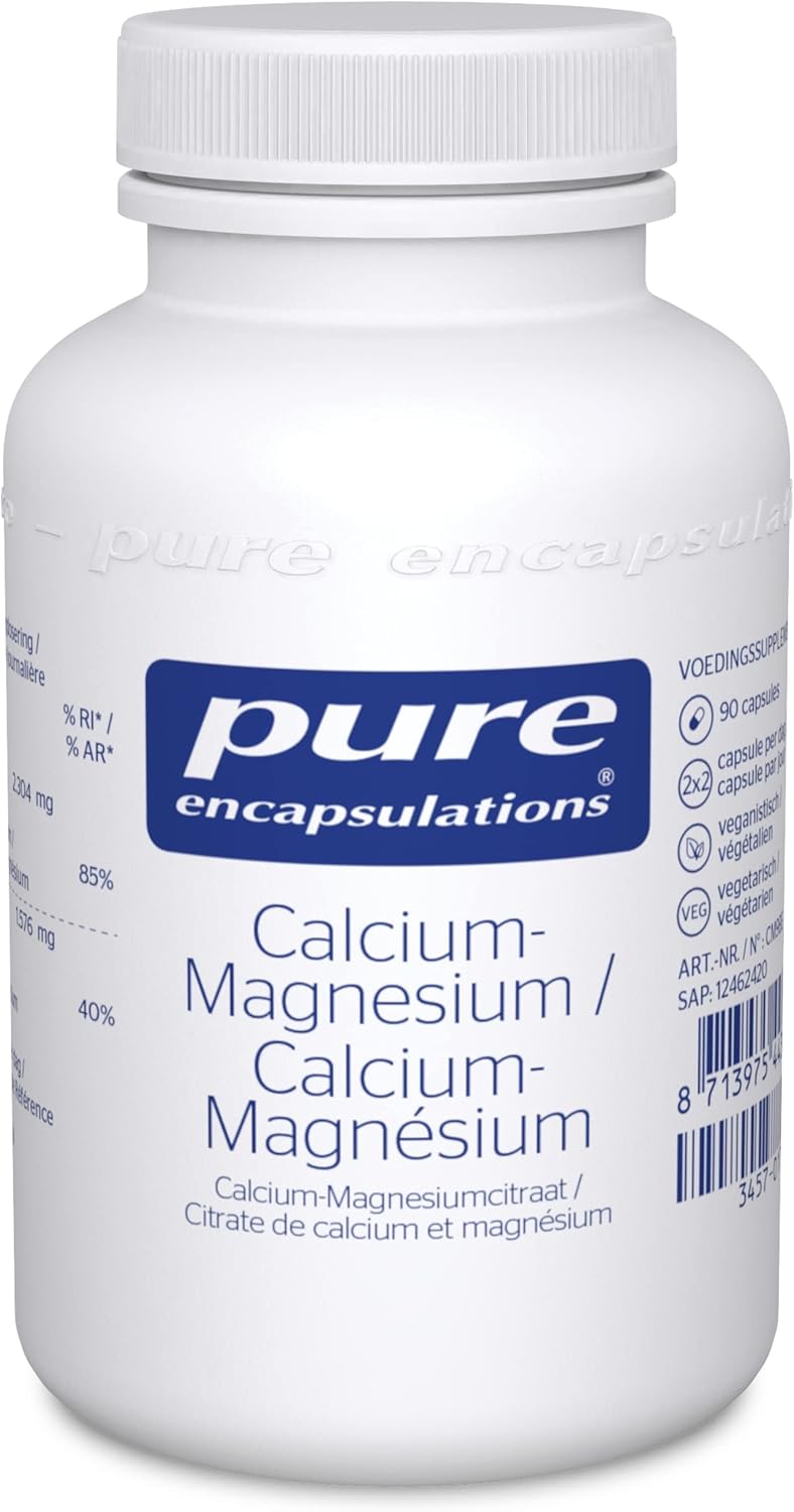 Pure Encapsulations – Calcium Magnesium – Biologisch Beschikbare Combinatie van Mineralen voor Hart, Bloedcirculatie en Spieren – 90 Capsules Pure Encapsulations – Calcium Magnesium – Biologisch Beschikbare Combinatie van Mineralen voor Hart, Bloedcirculatie en Spieren – 90 Capsules