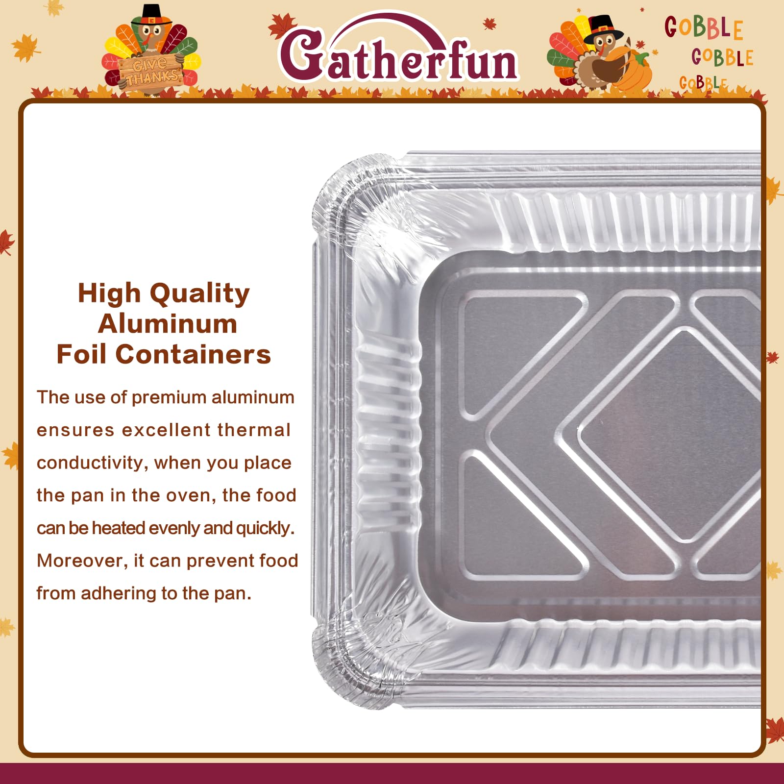 Thanksgiving Leftover Containers - 36 Pack -4