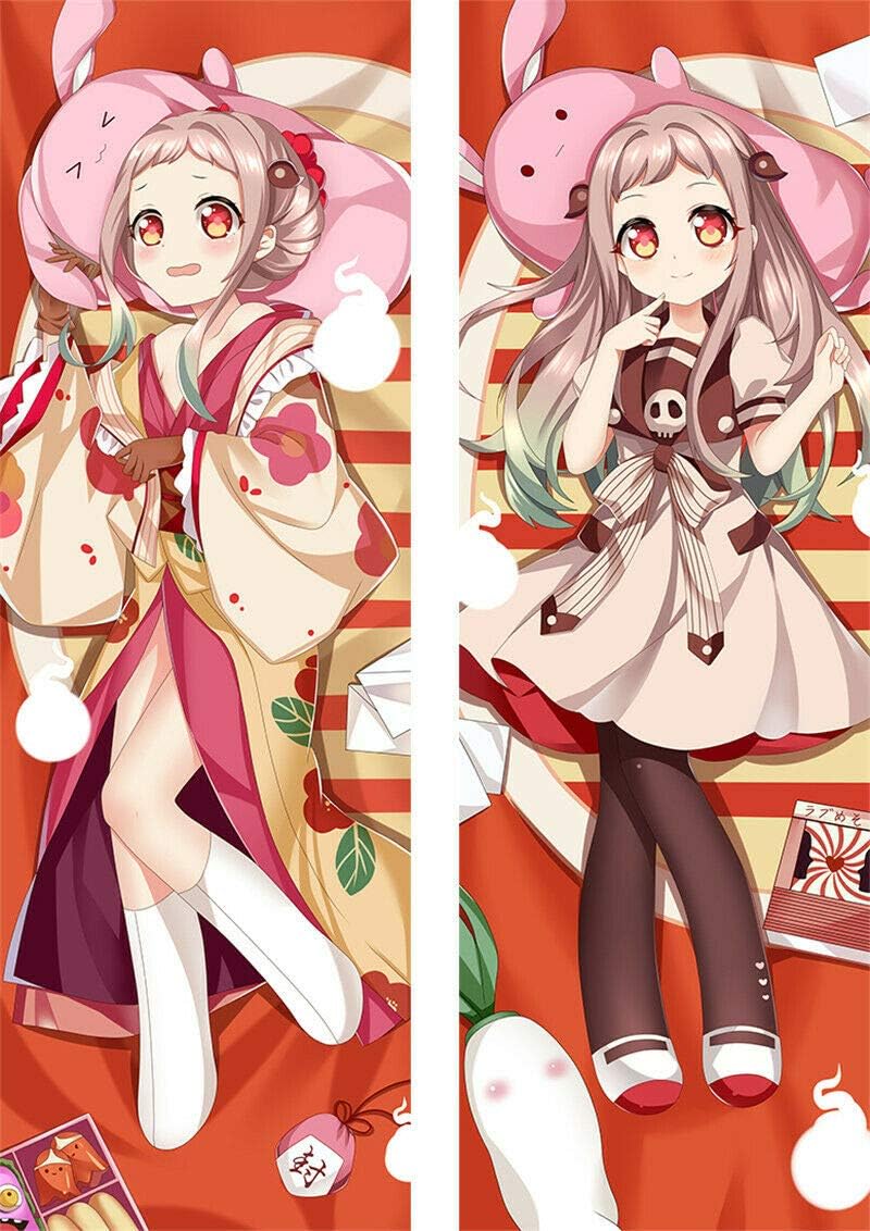 Jibaku Shounen Hanako-kun Yashiro Nene Dakimakura Hugging Body Pillow Case Cover - Cosplay Character Body Pillow Case Pillow Bedding Supplies Cotton 20" x 54" 20" x 54" : Home & Kitchen