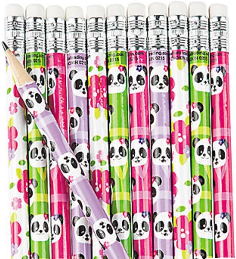 Fun ExpressEducational School Panda Pencils - 24 Pieces