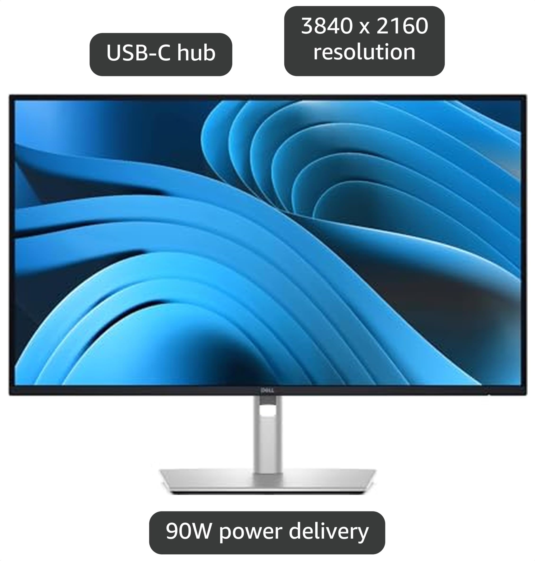 Amazon.com: Dell Pro P2725qe 27 Inch 4K USB C Hub Monitor, 90W Pd