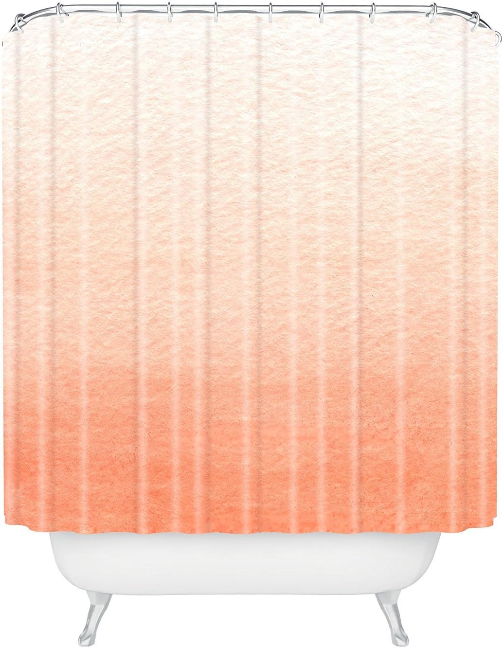 CHATAE Social Proper Peach Ombre Shower Curtain