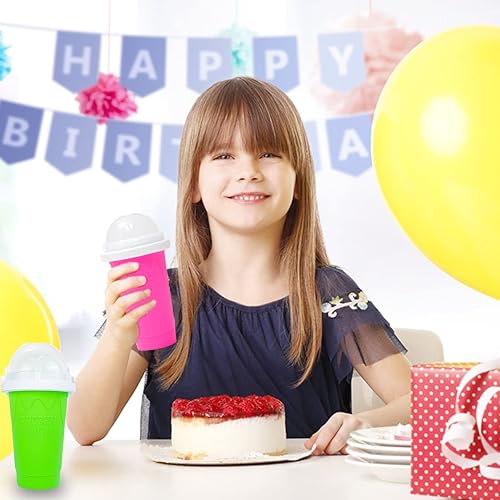 Miniatura 7 de Magic Slushy Maker - Máquina para hacer granizados para hacer granizos, batido de leche casero, vaso de enfriamiento para hacer bricolaje, regalos