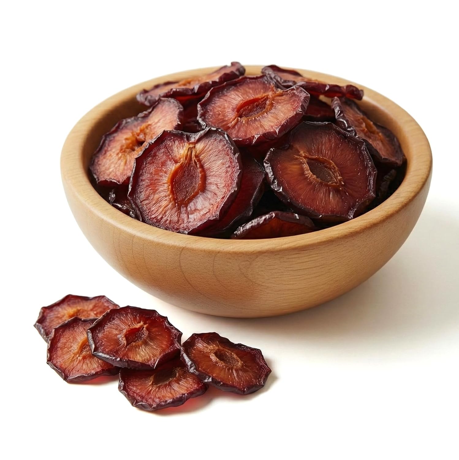 NY Spice Shop Dried Red Plums Slices- 1 Pound Angelino Red Plums Fruit Snacking - Dehydrated Natural Dried Plum Fruit Slices for Baking, Smoothies - Healthy Plum Snacks for Dessert Party Snack