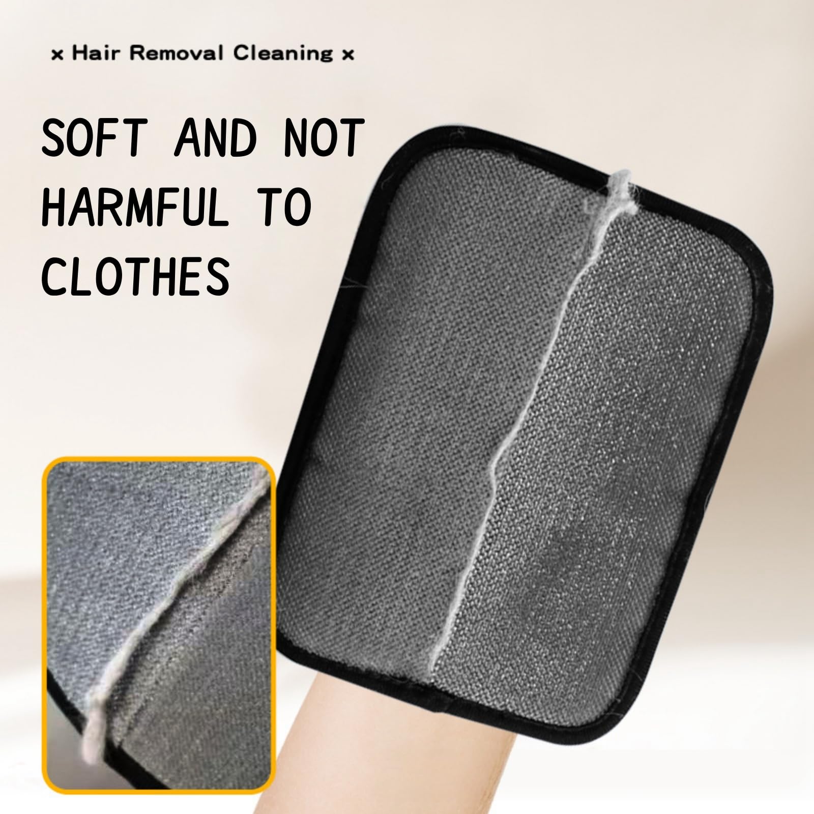 2PCS Pet Hair Remover Gloves,Double Sided Grooming Gloves,Static Removal Gloves Pet Hair,Reusable Cat and Dog Hairs Remover,Dog Hair Remover for Washing Deshedding Grooming,Grooming Mitt for Dogs - Image 4