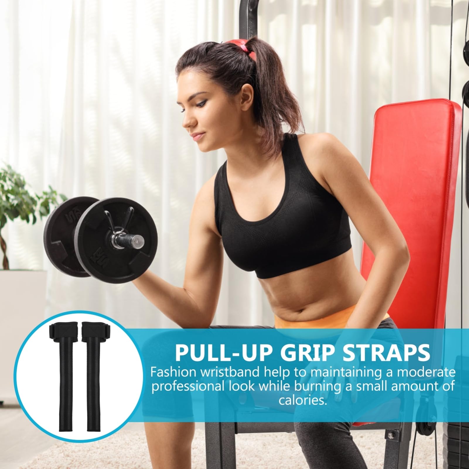 Milisten 3 Paires Sangles de Soutien pour Poignets Haltérophilie Accessoires de Fitness Antidérapants pour Entraînement Protection des Poignets Durabilité Optimale