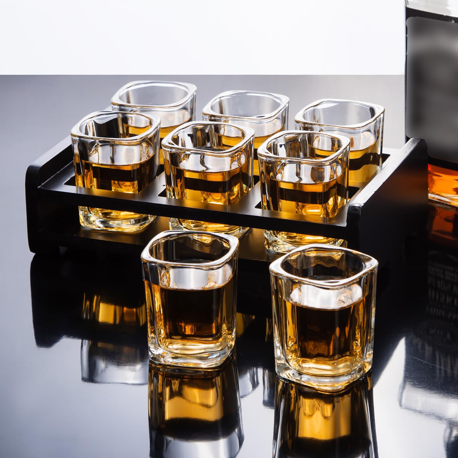PARACITY 6-Pack Shot Glasses, Cool 2 oz Tequila Shot Glasses with Heavy Base, Gift for Men, Father's Day Gift 4