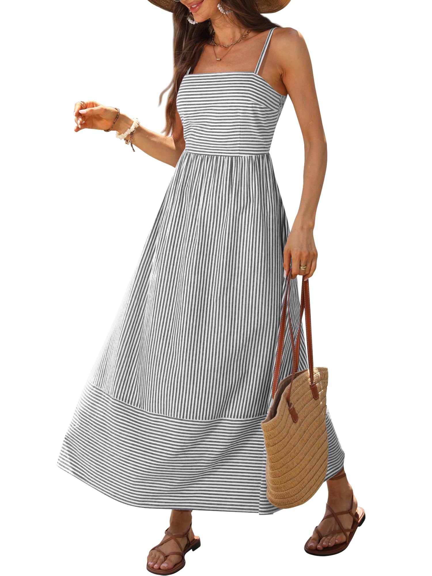 Caracilia Smocked Back Maxi Dress