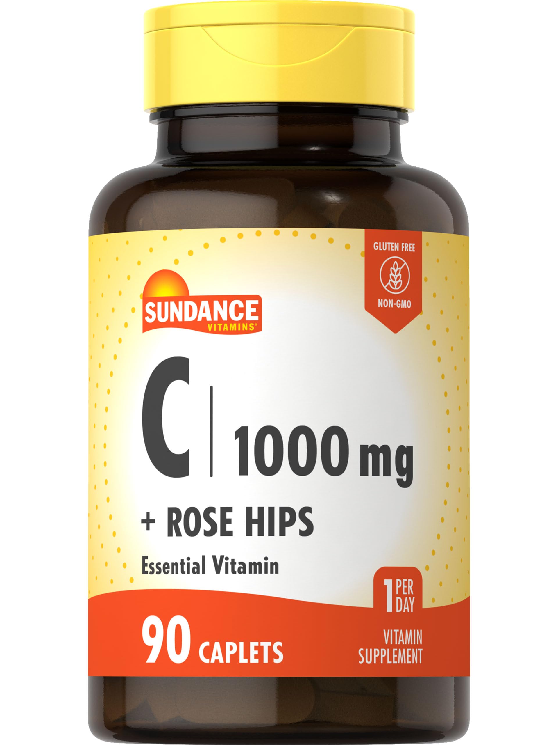 Sundance Vitamin C 1000mg with Rose Hips | 90 Vegetarian Caplets