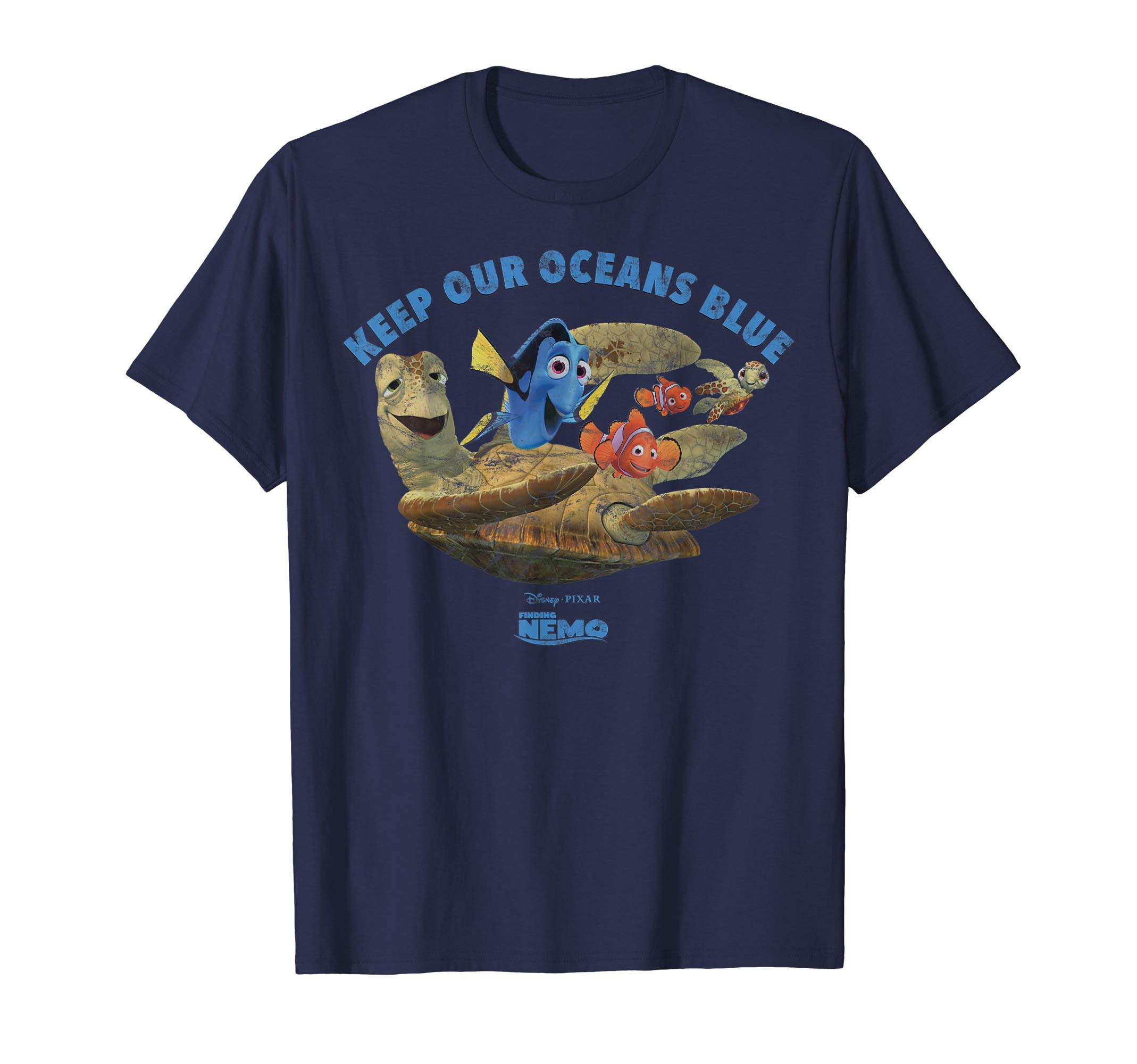 DisneyPixar Finding Nemo Keep Our Oceans Blue T-ShirtOEKO-TEX STANDARD 100