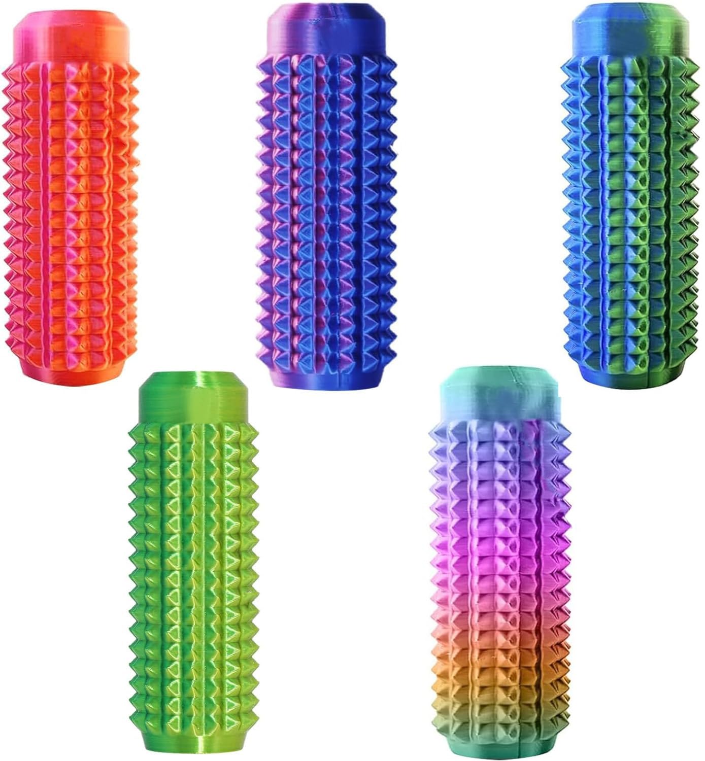 EOAMGO 3x Spiky Grippie Stim Keychain – Jouet Anti-Stress TDAH Portable à Picots Pour Adultes