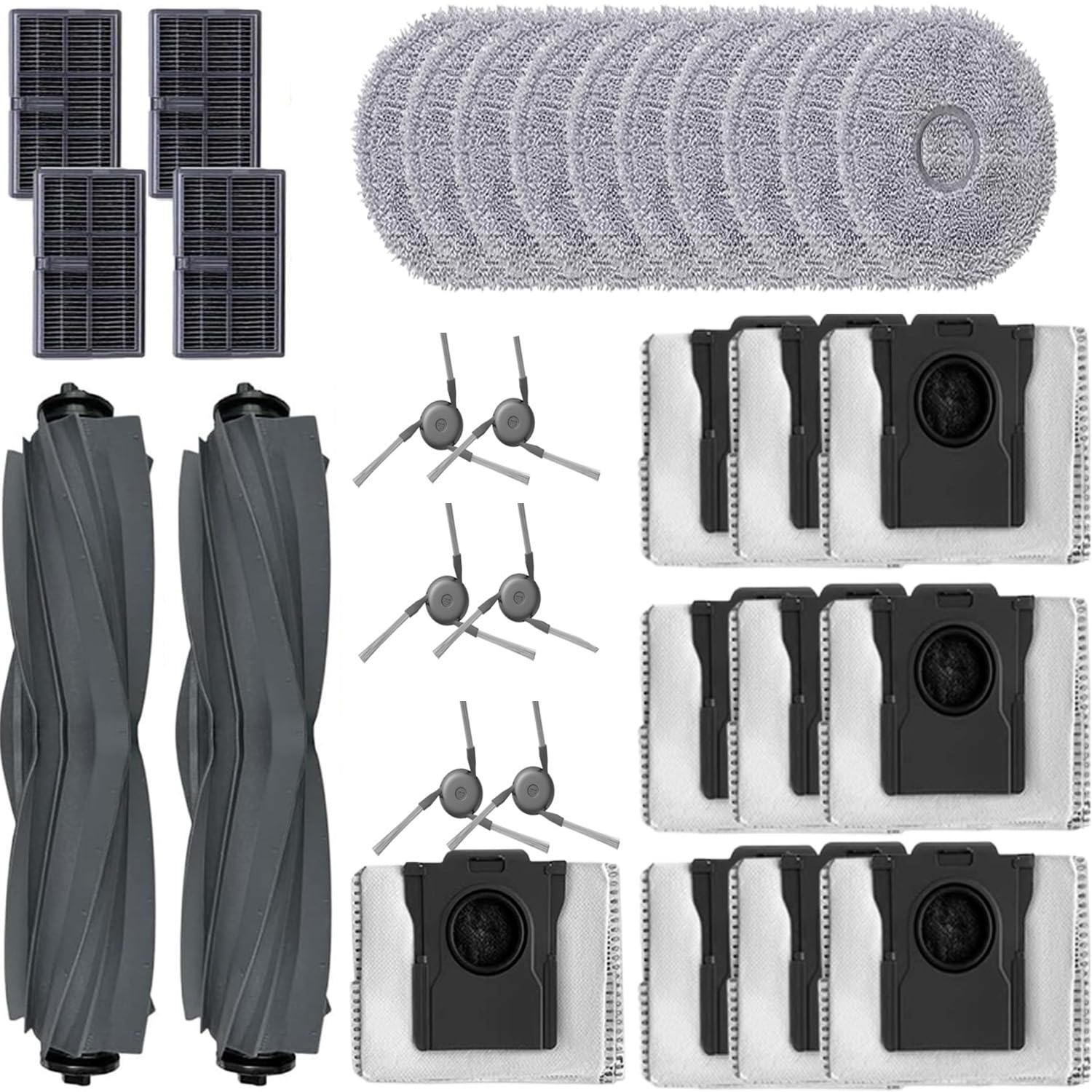 mova p50 Ultraと消耗品 32 Packs Replacement Parts for MOVA P50 Pro Ultra/Dreame X40 Ultra