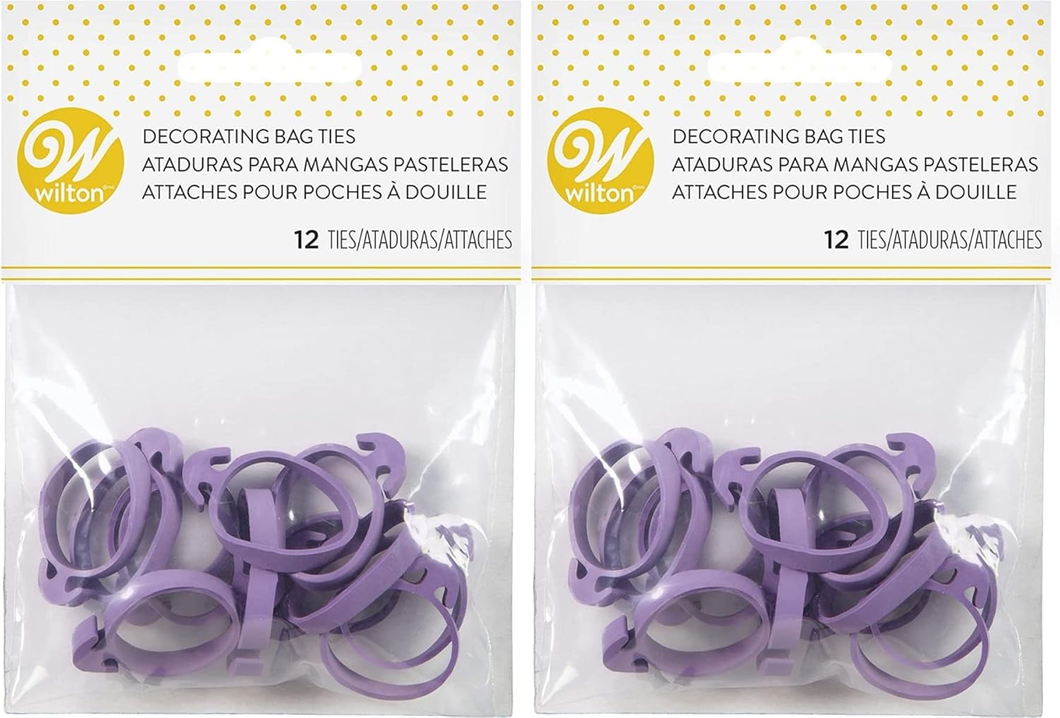 Wilton Icing Bag Ties, 12Count Rubber Icing Bag Ties 2 Bags Buy