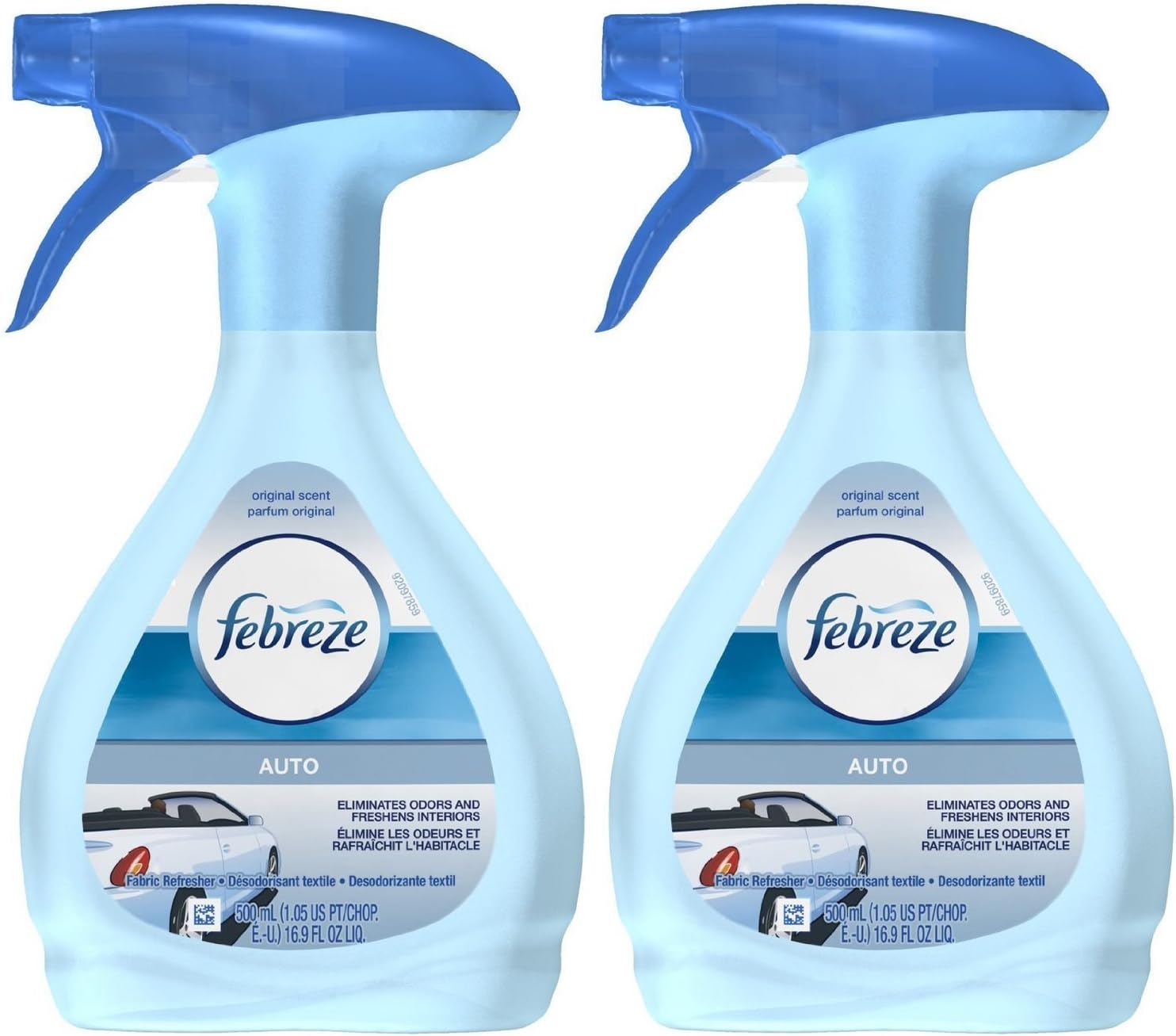 Fabric Refresher Clean Auto Fabric - 16.9 oz - 2 pk