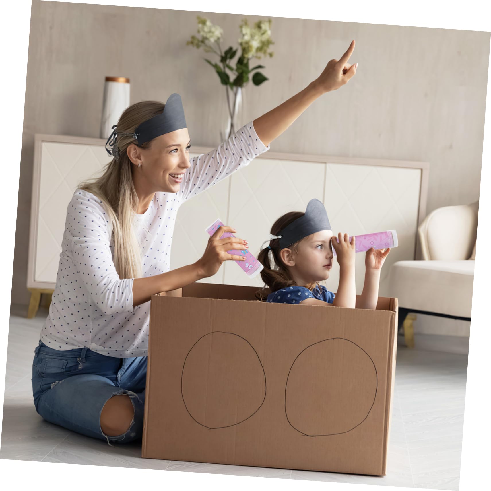 ibasenice 40 Sätze DIY Materialpaket für Handgemachtes Bastelset mit Bunten Papieren Einfache Montage Fördert Feinmotorik und Kreatives Lernen für Eltern Junge Mädchen Aktivitäten