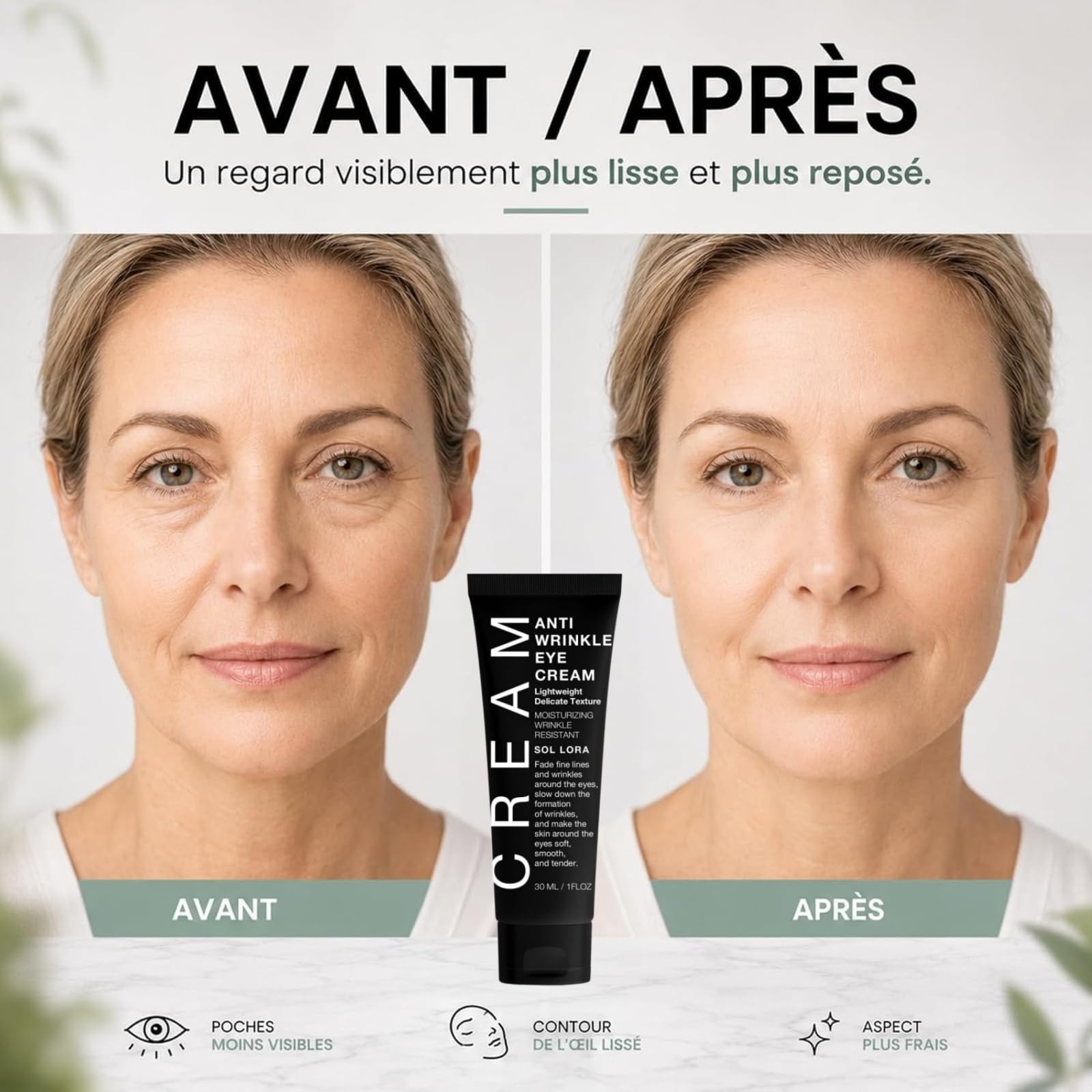 Lyciana Baume Anti Ride et Anti Cerne–Instant Eye Cream