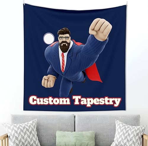 XIAYUEHUA Tapiz personalizado para cargar imagen para dormitorio, fondo personalizado para colgar en la pared para decoración de habitación, tapices