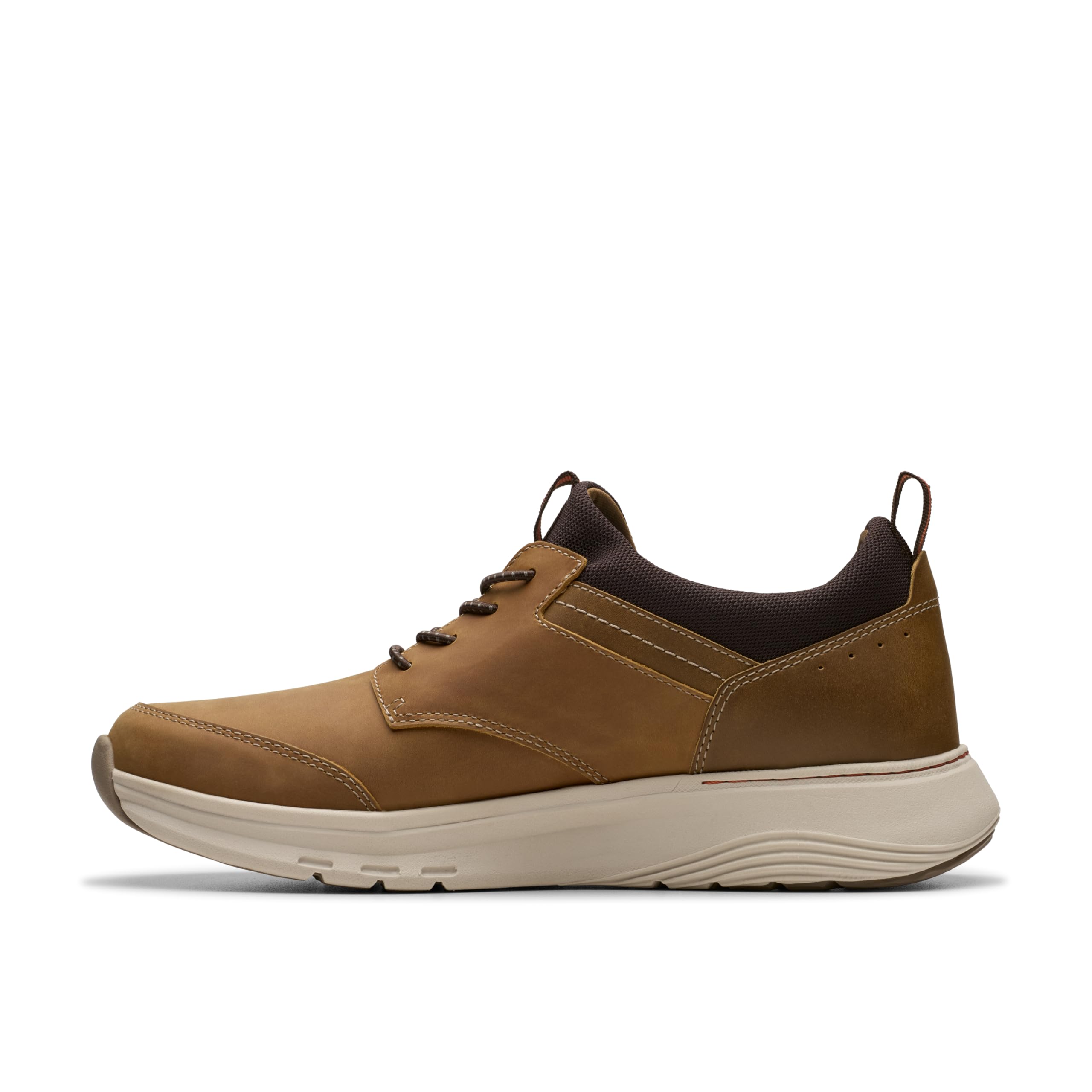 Clarks Motion Trek EZ Mens Dark Tan Lea, 6