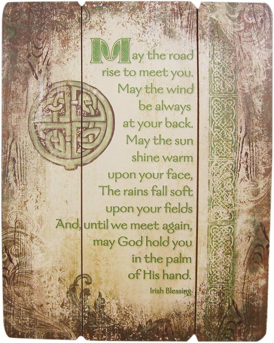 Autom Irish Blessing Wood Pallet Sign Wall Plaque, 15 Inch