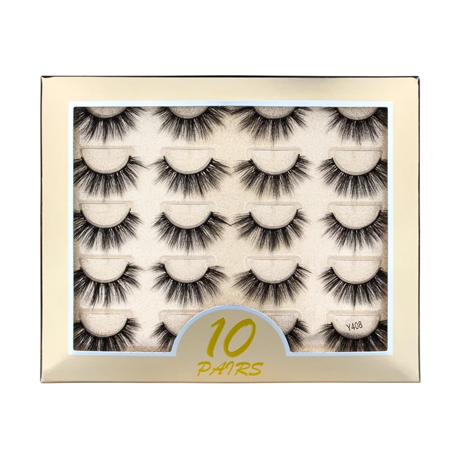 UAMOU Faux Mink Eye Lashes Mix 28 Styles Natural Soft False Eyelashes Fluffy Volume Handmade Faux Cils Makeup