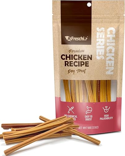 Afreschi - Golosinas de pollo para perros de la serie de pollo, golosinas naturales de grado humano para perros, adecuadas para entrenamiento